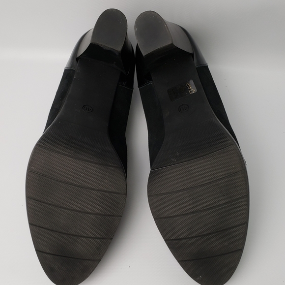 Confort Heeled Oxford Style Career - Picture 8 of 11